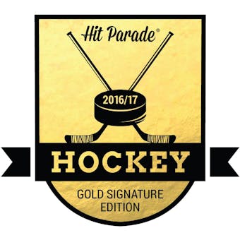 2016/17 Hit Parade Hockey Gold Sigs Ed Ser Two 10 Box Case- DACW Live 10 Spot Random Card Break #1