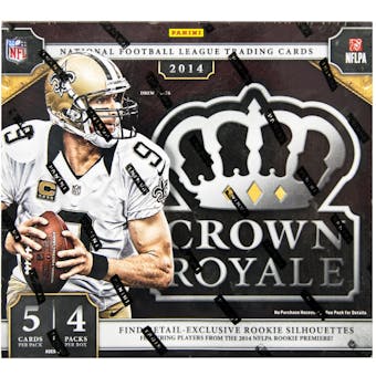 2014 Panini Crown Royale Football 4-Pack Box