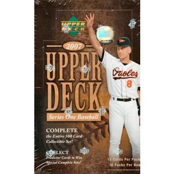 2007 Upper Deck Series 1 Baseball Hobby Box