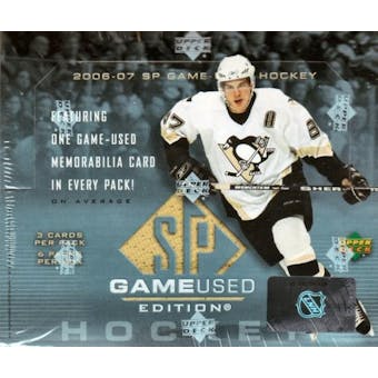 2006/07 Upper Deck SP Game Used Hockey Hobby Box