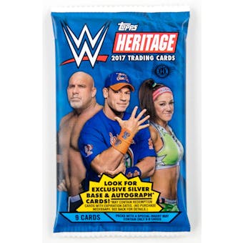 2017 Topps WWE Heritage Wrestling Hobby Pack