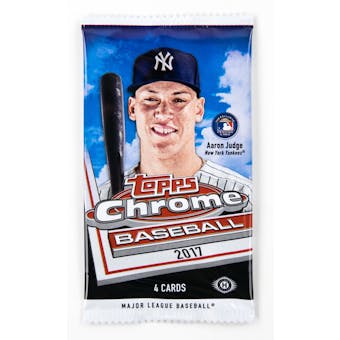 2017 Topps Chrome Baseball Hobby Pack