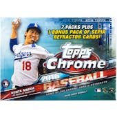 2016 Topps Chrome Baseball 8-Pack Blaster Box