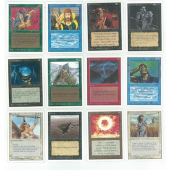 Magic the Gathering Unlimited Complete Common/Uncommon Set NEAR MINT/SLIGHT PLAY