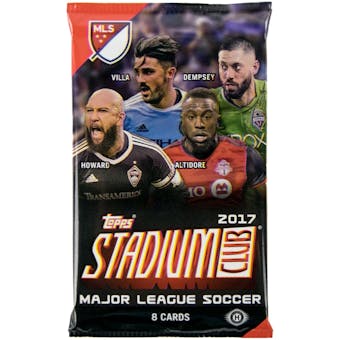 2017 Topps Stadium Club MLS Soccer Hobby Pack