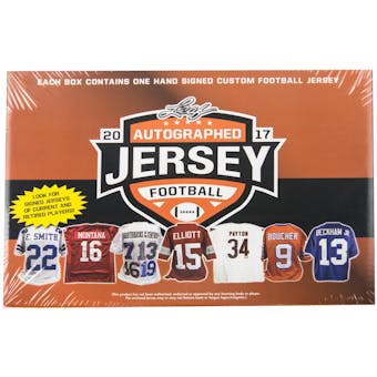 2017 Leaf Autographed Jersey Edition Football Hobby Box