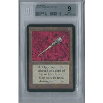 Magic the Gathering Alpha Disrupting Scepter BGS 9 (9, 8.5, 9.5, 9.5)