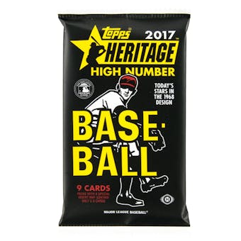 2017 Topps Heritage High Number Baseball Hobby Pack