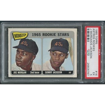 1965 Topps Baseball #16 Joe Morgan Rookie PSA 5 (EX)