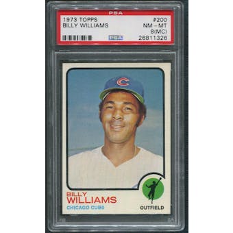 1973 Topps Baseball #200 Billy Williams PSA 8 (NM-MT) (MC)