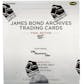 James Bond Archives The Final Edition Trading Cards 12-Box Case  (Rittenhouse 2017)