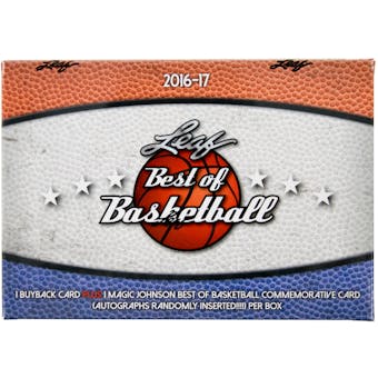 2016/17 Leaf Best Of Basketball Hobby Box