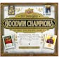 2017 Upper Deck Goodwin Champions Hobby 8-Box Case