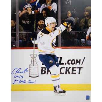 Evan Rodrigues Autographed Buffalo Sabres 11x14 Hockey Photo