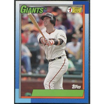 2015 Topps Archives #90DPIBP Buster Posey '90 Topps #1 Draft Picks No Name On Front
