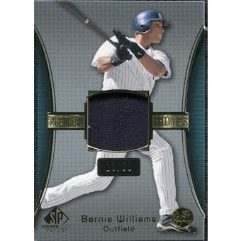 2004 SP Game Used Patch Premium #BW Bernie Williams Yankees 13/50