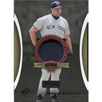 2004 SP Game Used Patch Significant Numbers #RC Roger Clemens 2/20