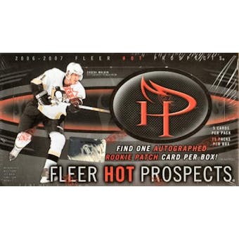 2006/07 Fleer Hot Prospects Hockey Hobby Box (UD)