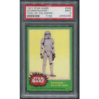 1977 Star Wars #246 Stormtrooper Tool Of The Empire PSA 9 (MINT)