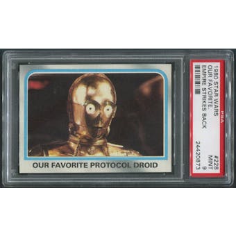 1980 Star Wars Empire Strikes Back #228 Our Favorite Protocol Droid PSA 9 (MINT)