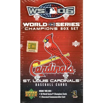 2006 Upper Deck Baseball World Champions Cardinals Hobby Set (Box)