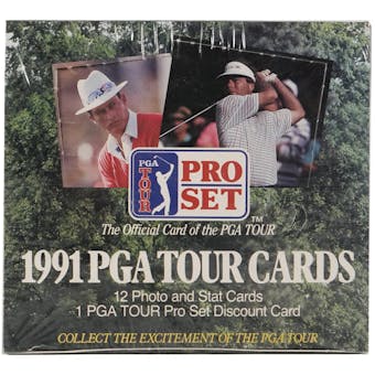1991 Pro Set Golf Wax Box