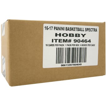 2016/17 Panini Spectra Basketball Hobby 6-Box Case