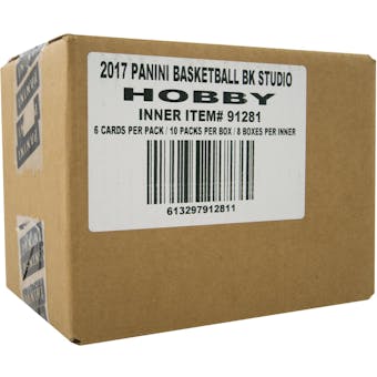 2016/17 Panini Studio Basketball Hobby 8-Box Case