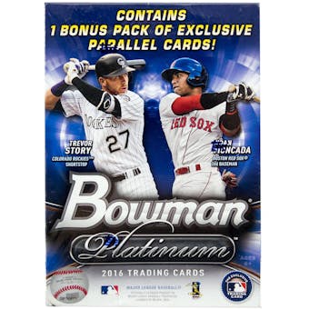 2016 Bowman Platinum Baseball 8-Pack Blaster Box