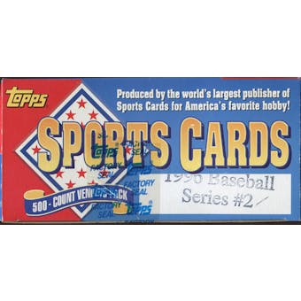 1996 Topps Series 2 Baseball Vending Box