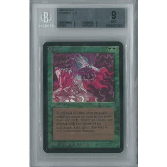 Magic the Gathering Alpha Single Channel BGS 9 (9, 9, 9, 9)