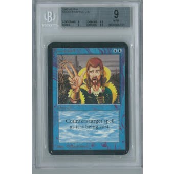 Magic the Gathering Alpha Single Counterspell BGS 9 (8.5, 9, 9, 9.5)