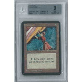 Magic the Gathering Alpha Single Forcefield BGS 9 (9, 8.5, 9, 9)