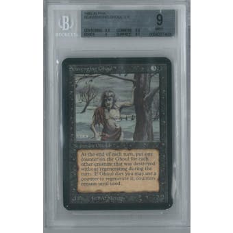 Magic the Gathering Alpha Single Scavenging Ghoul BGS 9 (8.5, 9.5, 9, 9.5)