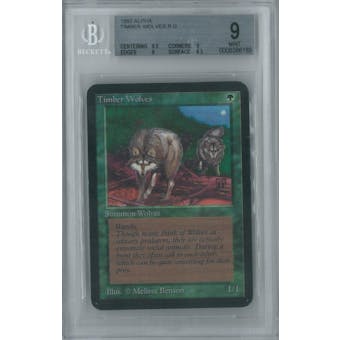 Magic the Gathering Alpha Single Timber Wolves BGS 9 (9, 9.5, 9, 8.5)