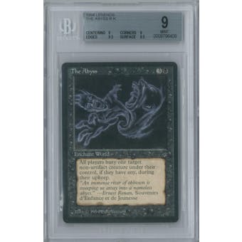 Magic the Gathering Legends The Abyss Single BGS 9 (9, 9, 9.5, 9.5)