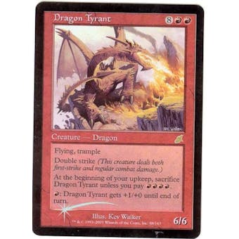 Magic the Gathering Scourge Single Dragon Tyrant Foil