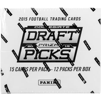 2015 Panini Prizm Draft Picks Football Super Pack Box