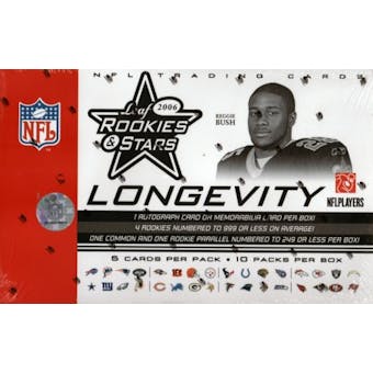 2006 Leaf Rookies & Stars Longevity Football Box