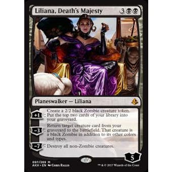 Magic the Gathering Amonkhet Single Liliana, Death's Majesty Foil NEAR MINT (NM)