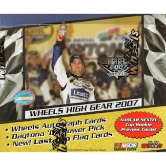 2007 Press Pass Wheels High Gear Racing Hobby Box