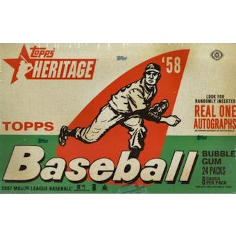 2007 Topps Heritage Baseball Hobby Box