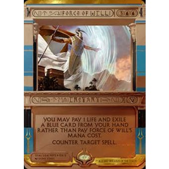 Magic the Gathering Amonkhet Invocation Single Force of Will FOIL -  NEAR MINT (NM)