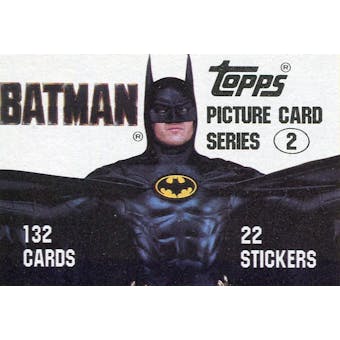Topps 1989 Batman Movie Series 2 Complete 132 Card Set