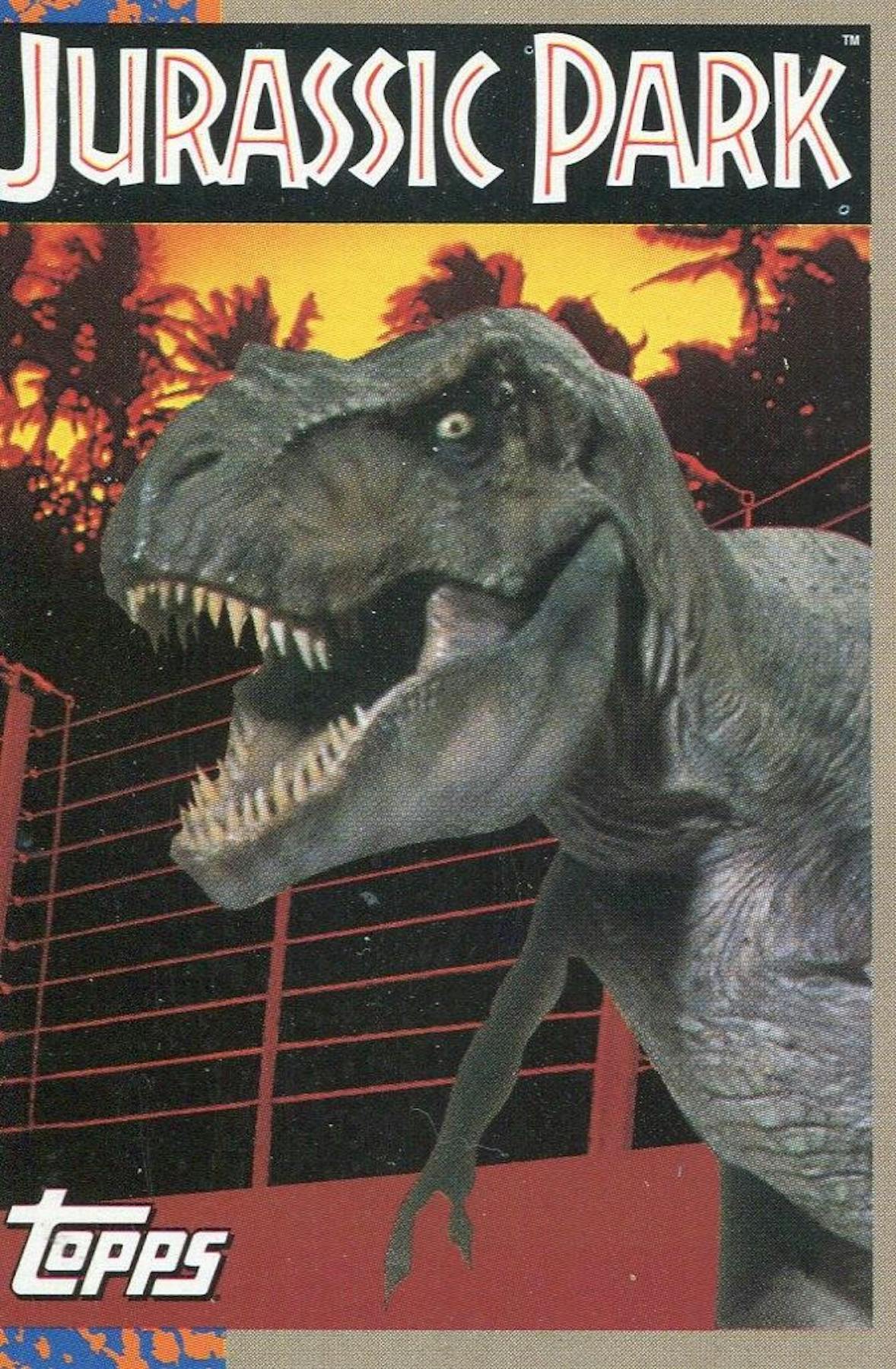Topps 1993 Jurassic Park Complete 88 Card Set | DA Card World