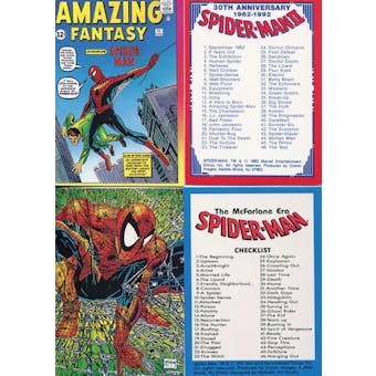 Comic Images Amazing Spider-Man 30th Anniversary and McFarlane Era Complete Card Sets