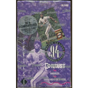 1994 Donruss Series 1 Baseball Retail Box