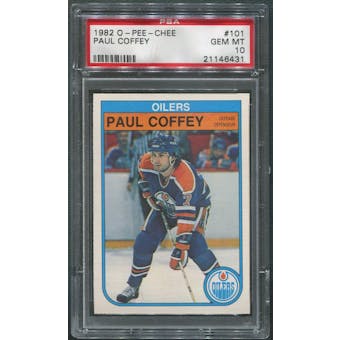 1982/83 O-Pee-Chee Hockey #101 Paul Coffey PSA 10 (GEM MT)