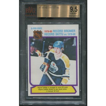 1980/81 O-Pee-Chee Hockey #3 Wayne Gretzky Record Breaker BGS 9.5 (GEM MINT)