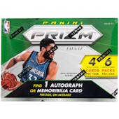 2016/17 Panini Prizm Basketball 6-Pack Blaster Box